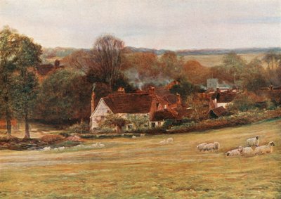 Domek i ogród Miltona, Chalfont St Giles autorstwa Francis S. Walker