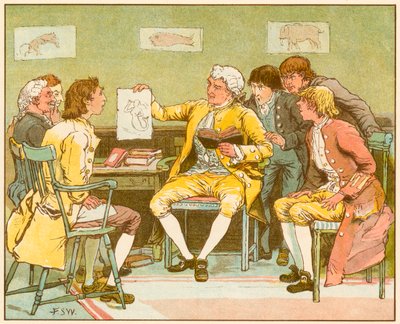 Opuszczona wioska – Oliver Goldsmith autorstwa Francis S. Walker