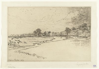 Opactwo Sawley Opactwo Sawley autorstwa Francis Seymour Haden (Sir) (signed by artist)