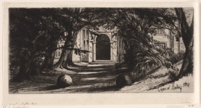 Sala Mytton autorstwa Francis Seymour Haden (Sir) (signed by artist)