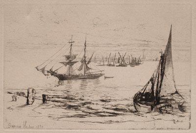 Bryg w Anchor autorstwa Francis Seymour Haden