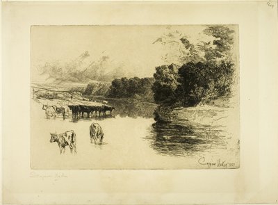 Rzeka Lancashire autorstwa Francis Seymour Haden