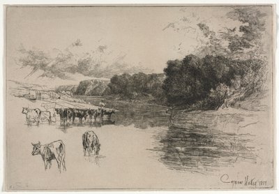 Rzeka Lancashire autorstwa Francis Seymour Haden
