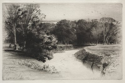 Zachód słońca w Irlandii autorstwa Francis Seymour Haden