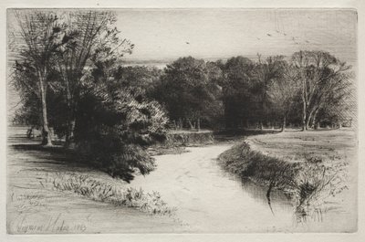 Zachód słońca w Irlandii, 1863. autorstwa Francis Seymour Haden