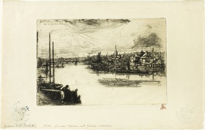 Zasięg Battersea autorstwa Francis Seymour Haden