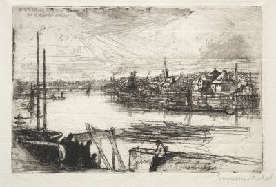 Zasięg Battersea autorstwa Francis Seymour Haden