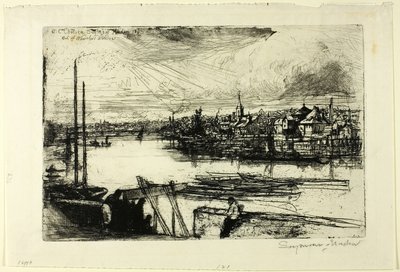 Zasięg Battersea autorstwa Francis Seymour Haden