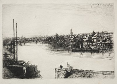 Zasięg Battersea. autorstwa Francis Seymour Haden