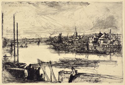 Zasięg Battersea autorstwa Francis Seymour Haden