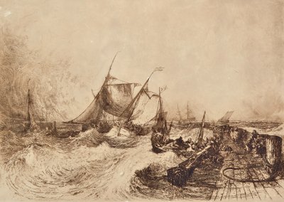 Port w Calais autorstwa Francis Seymour Haden
