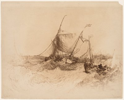 Molo w Calais autorstwa Francis Seymour Haden