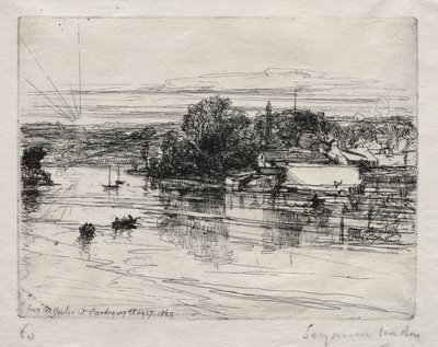 Most Cardigan autorstwa Francis Seymour Haden