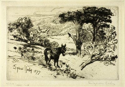 Challow Farm autorstwa Francis Seymour Haden