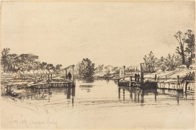 Zamek Eagham autorstwa Francis Seymour Haden