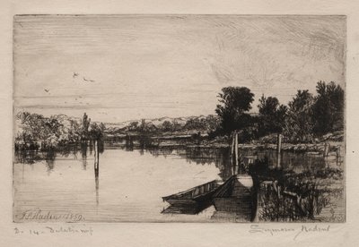 Egham, 1859. autorstwa Francis Seymour Haden