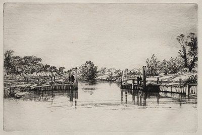 Zamek Egham autorstwa Francis Seymour Haden