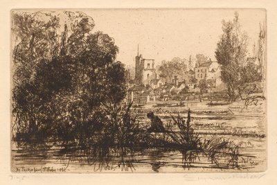 Portfolio III Hamerton: Kościół Twickenham autorstwa Francis Seymour Haden