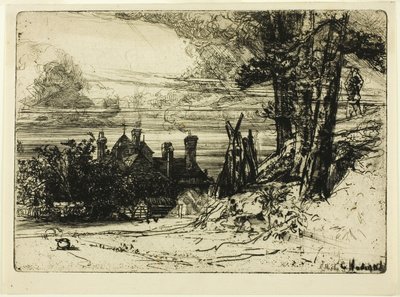 Dom Horsleya w Willesley autorstwa Francis Seymour Haden