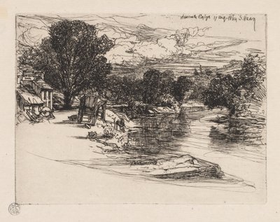 Dom Smytha. autorstwa Francis Seymour Haden