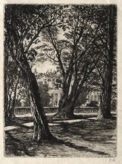 ogrody Kensington autorstwa Francis Seymour Haden