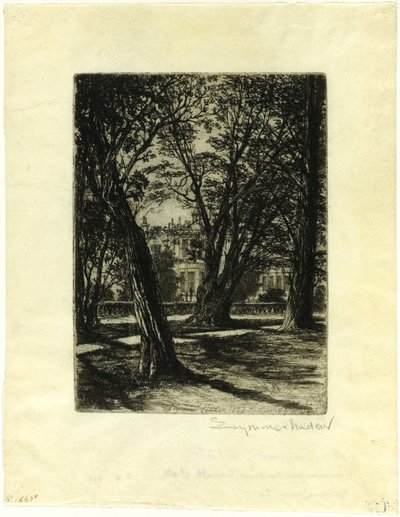 Kensington Gardens, nr I (mały talerz) autorstwa Francis Seymour Haden