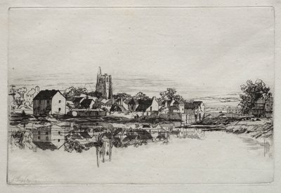 Miasto Kidwelly autorstwa Francis Seymour Haden