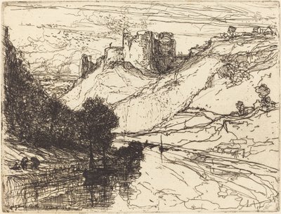 Zamek Kilgaren autorstwa Francis Seymour Haden