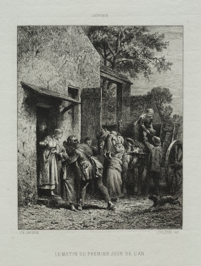 Poranek pierwszego dnia roku autorstwa Francis Seymour Haden