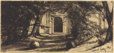 Mytton Hall (Lancashire) autorstwa Francis Seymour Haden