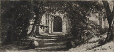 Sala Mytton, 1859. autorstwa Francis Seymour Haden