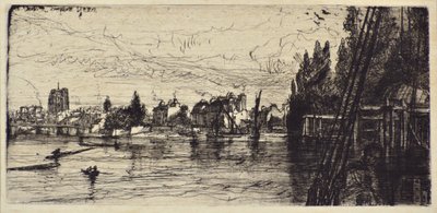 Stary kościół Chelsea autorstwa Francis Seymour Haden
