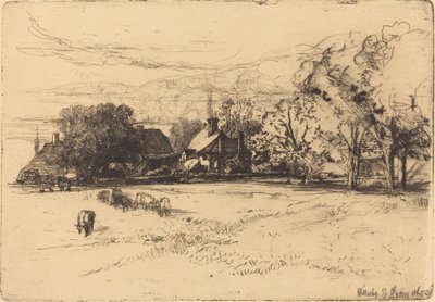 Stary dom Willesleyów autorstwa Francis Seymour Haden