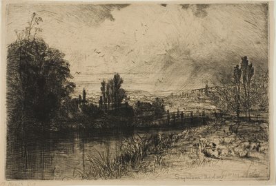 Na teście autorstwa Francis Seymour Haden