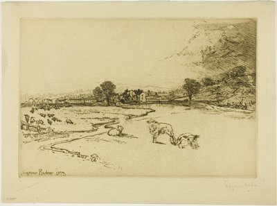 Opactwo Sawley autorstwa Francis Seymour Haden