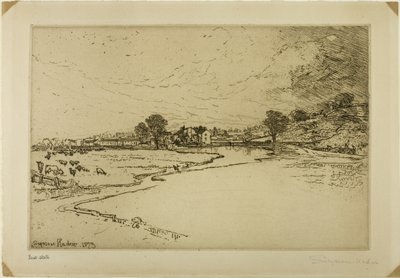 Opactwo Sawley autorstwa Francis Seymour Haden