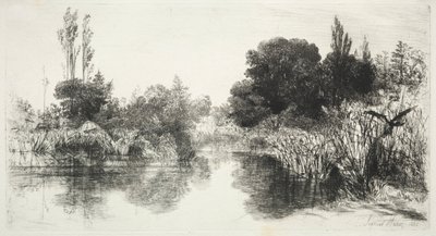 Udostępnij Staw Młyński, 1860. autorstwa Francis Seymour Haden