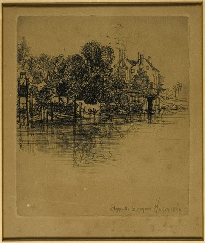 Shepperton autorstwa Francis Seymour Haden