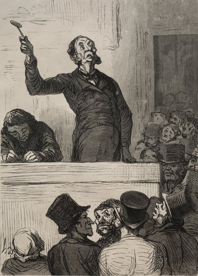 Sala aukcyjna: Licytator autorstwa Francis Seymour Haden