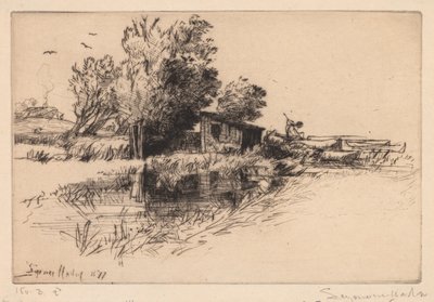 Mała przystań autorstwa Francis Seymour Haden