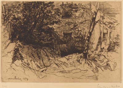 Koło młyńskie autorstwa Francis Seymour Haden
