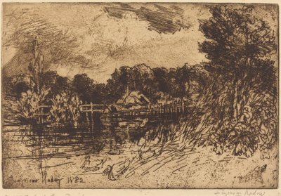 Test w Longparish autorstwa Francis Seymour Haden
