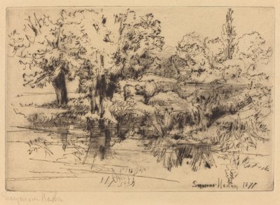 Trzy krowy autorstwa Francis Seymour Haden