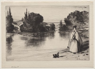 Ścieżka holowania autorstwa Francis Seymour Haden