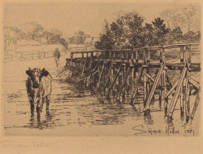 Wioska Ford autorstwa Francis Seymour Haden