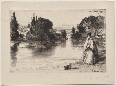 Ścieżka holowania autorstwa Francis Seymour Haden
