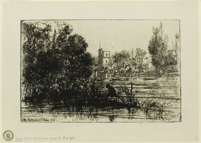 Kościół Twickenham autorstwa Francis Seymour Haden