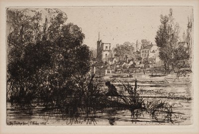 Kościół Twickenham autorstwa Francis Seymour Haden