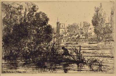 Kościół Twickenham autorstwa Francis Seymour Haden