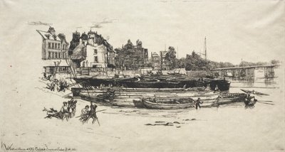 Dom Whistlera w Old Chelsea autorstwa Francis Seymour Haden